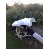 Plastic LNB cover to reduce LO frequency Drift