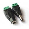 1 Pair Male + Female  CCTV Cameras 2.1mm x 5.5mm Female Male DC Plug