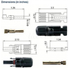 MC4 Male Female Solar Connector kit