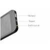 Solar Power Panel Bank Battery USB Charger for Mobile Phones iPhone Android (2600 mAh ) color Blue