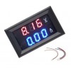 0.28″ 5 Wires Red Led Digital Dual DC 100V 100A Voltmeter Ammeter Without Shunt
