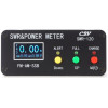 1.8MHz-50MHz 0.5W-120W SWR HF Standing Wave Meter SWR and Power Meter + Battery + OLED