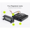Dual Band Full Duplex 2M and 70Cm Mobile transceiver with X-Band Cross Band Repeater capabilities and removable Face. 50W FM
