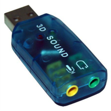 USB 2.0 To 3d Audio Sound Card Adapter Virtual 5.1 CH