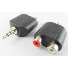 3.5mm Male Stereo to Dual RCA Female